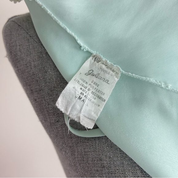 Vintage Juliana Mint Lace Trim Cami Tank‎ Top - Picture 8 of 8